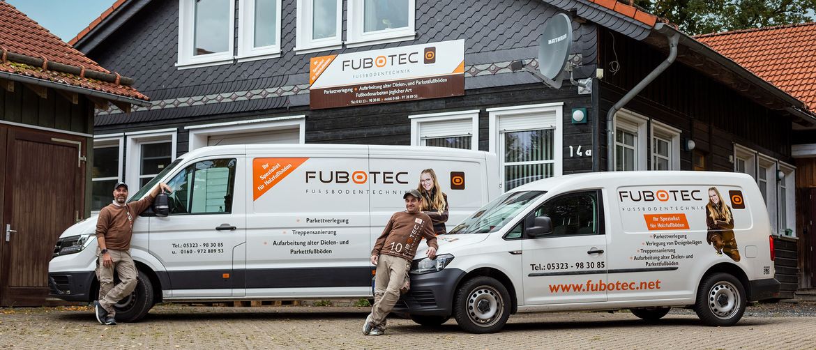 Fubotec Firmenstandort mit Autos