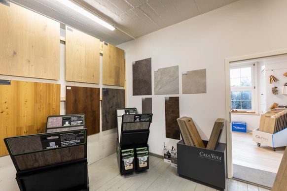 FUBOTEC - Ausstellungsräume - Parkettauswahl